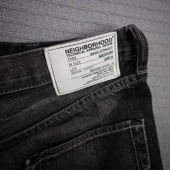 Neighborhood 06EX Savage Level 4 Straight Denim - Picture 8 of 9